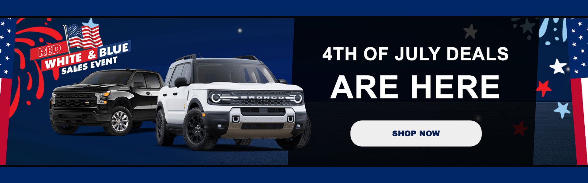Red White and Blue Sales Event!