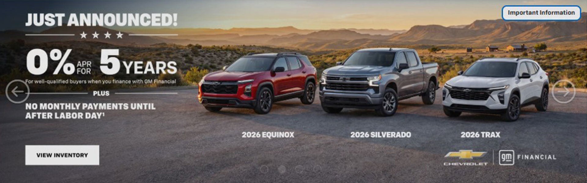  0% APR for 5 years*