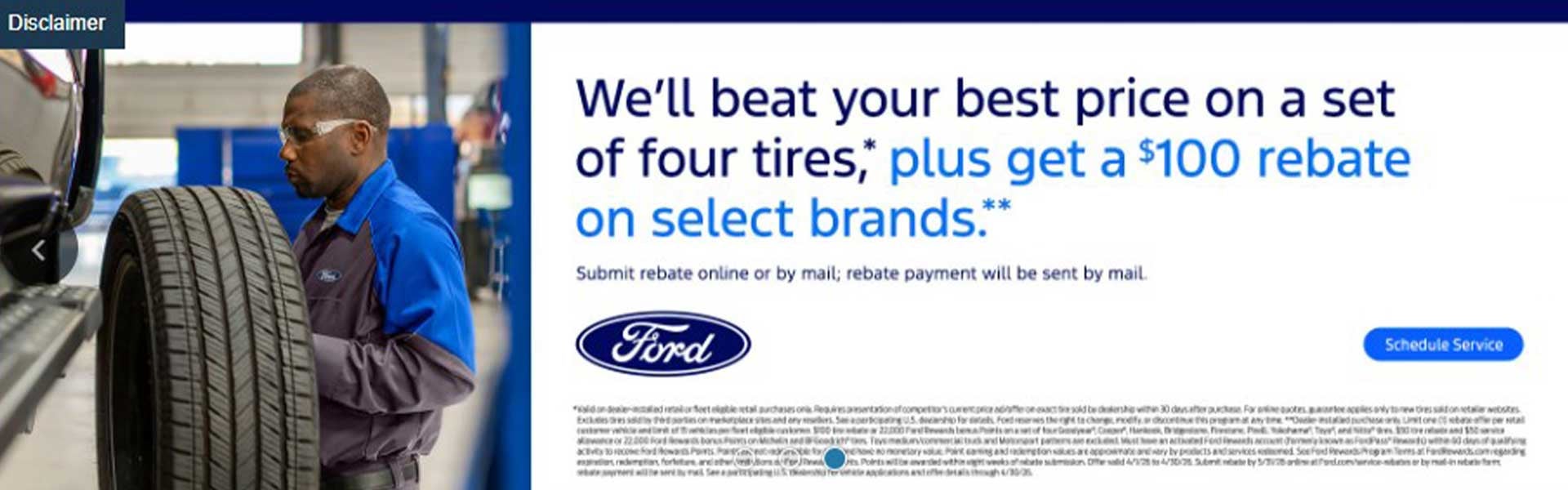 Ford Tire Offer
