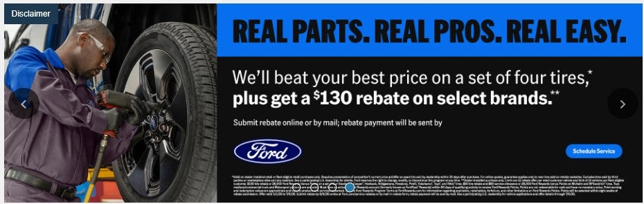 Ford Tire Offer